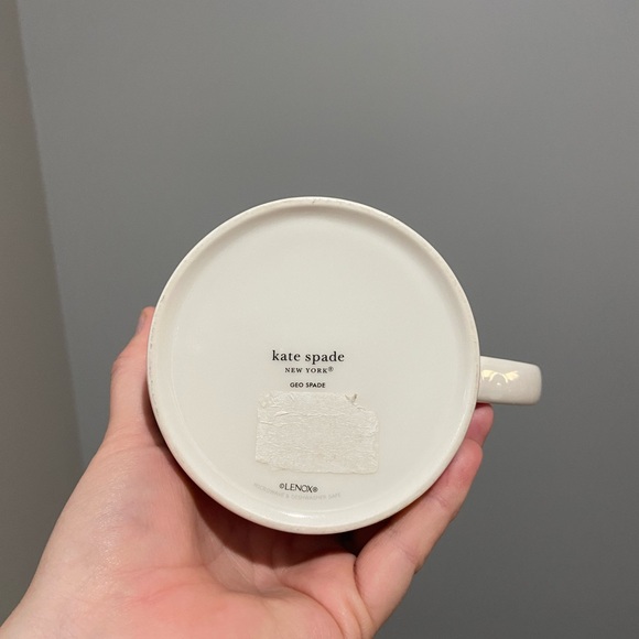Kate Spade New York Geo Spade LENOX Geometric Coffee Mug - Picture 4 of 7